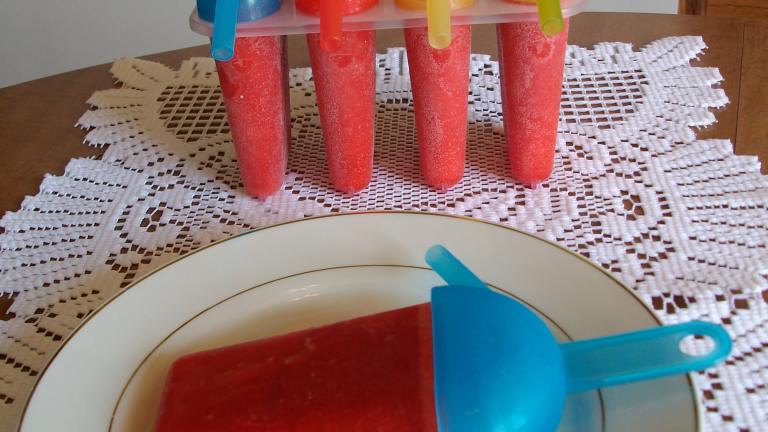 Quick Berry Popsicles Created by Cindi Bauer