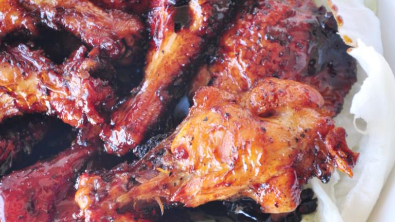 Chicken Wings in Honey BBQ Sauce Created by SharonChen