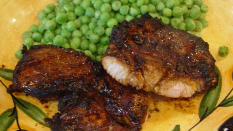 Ancho Chile Pork Chops created by Sackville
