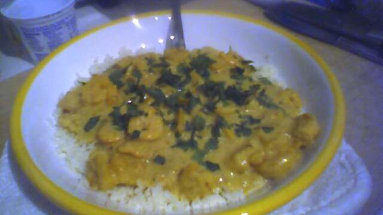 Shrimp in a Light Curry Sauce created by msmia