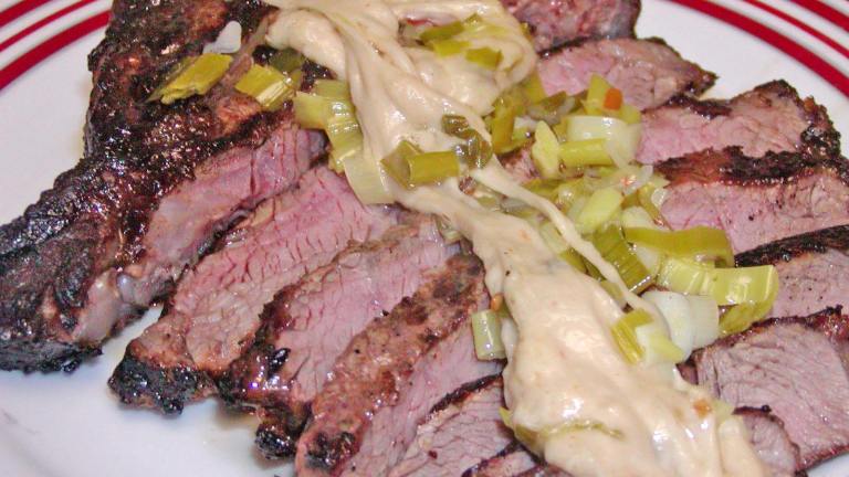 Fillet Steak With Pepper Cheese Sauce Created by Rita1652