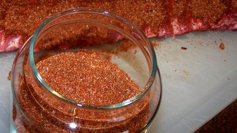 Sweet and Spicy Dry Rub on Ribs or Salmon Created by Rita1652