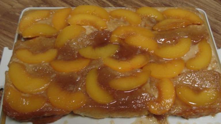 peach upside-down french toast Created by Alisa Lea