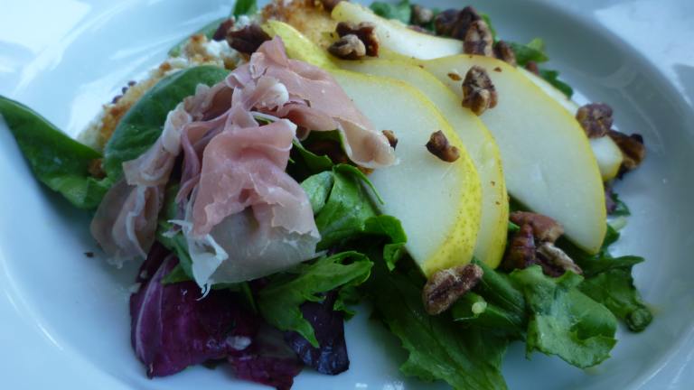 Pear and Prosciutto Di Parma Salad Created by Mrs Goodall