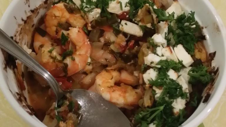 Mean Chef's Baked Prawns With Feta created by Mr Tender