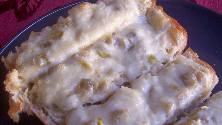 Green Chile Cheesy Bread Created by lazyme