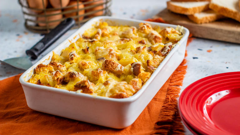 Breakfast Strata Created by LimeandSpoon