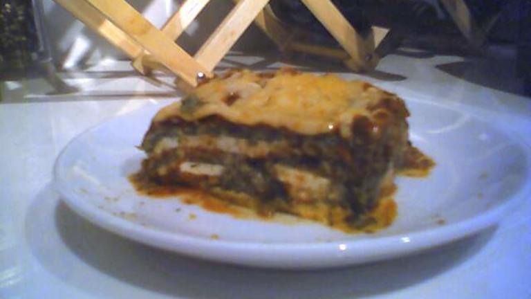 Tofu Lasagna -- no noodles Created by msmia