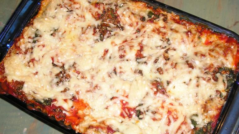 Spinach & Lentil Lasagna Created by Jenny Sanders