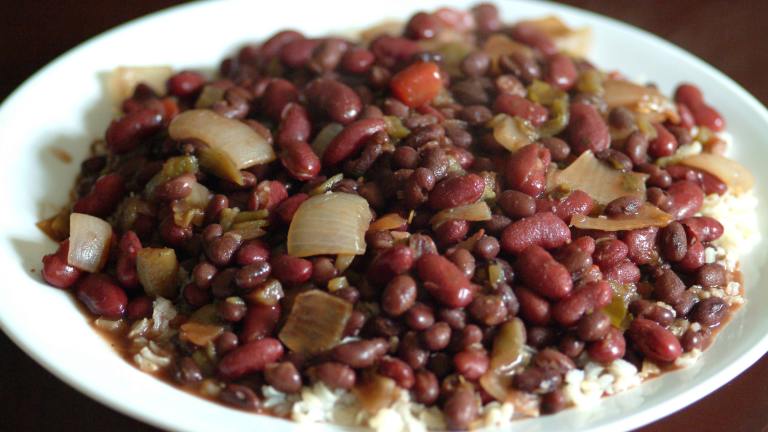 Red & Black Beans And Rice created by Meghan Williams
