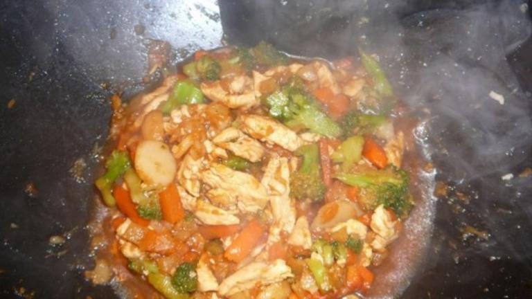 Low-Fat Pineapple Chicken Stir Fry created by BLUE ROSE