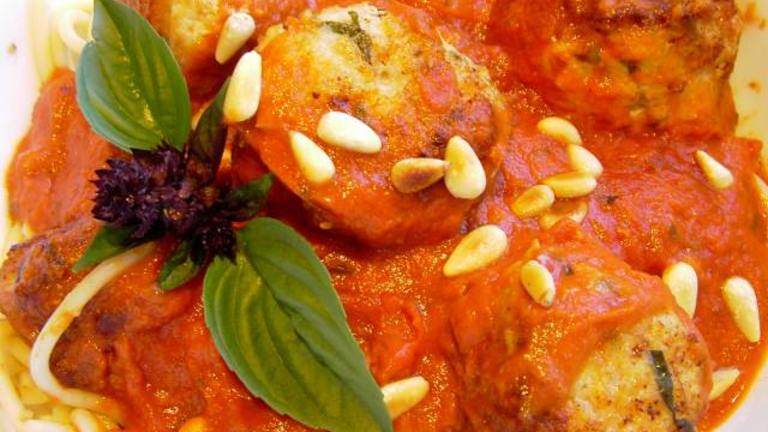 Chicken and Basil Meatballs Created by JustJanS