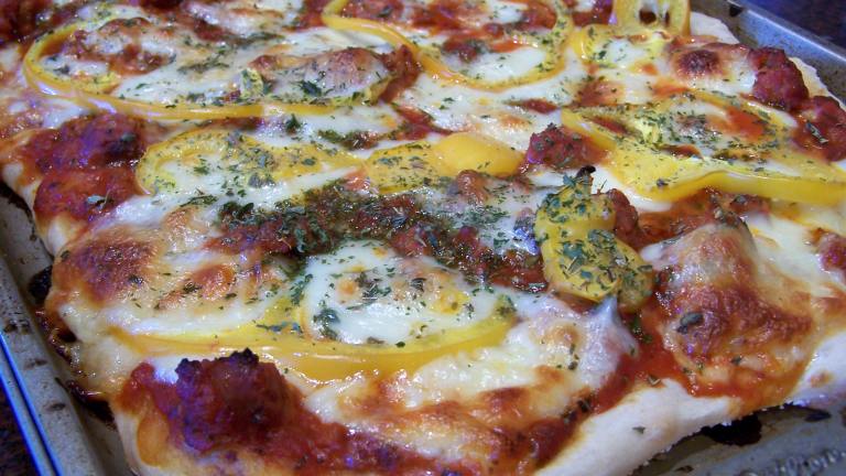 Homemade Deep Dish Sausage Pizza created by Rita1652