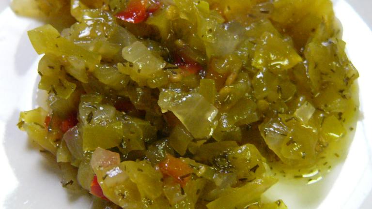 Green Tomato Relish (Hot Dog Relish) created by SimplyME