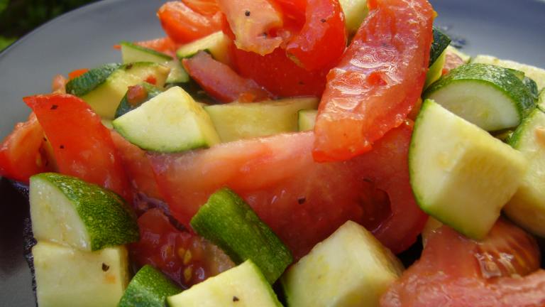 Zucchini and Tomato Salad created by cookiedog