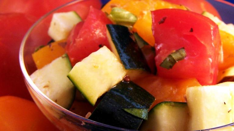 Zucchini and Tomato Salad Created by PaulaG