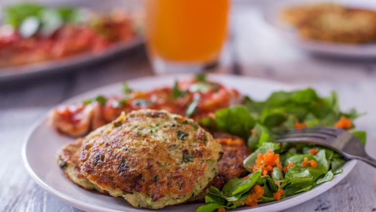 Zucchini Fritters Created by DianaEatingRichly