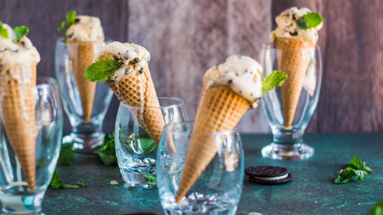 Oreo Mint Ice Cream Created by limeandspoontt