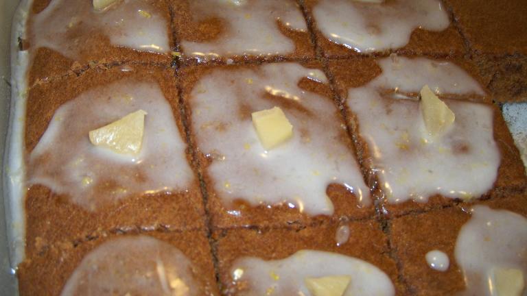 Molasses Cake Bars created by Elly in Canada