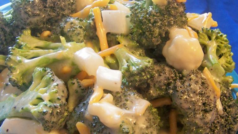 Cheddar Broccoli Salad created by Parsley