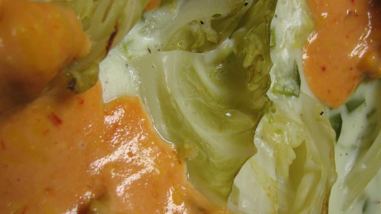Cabbage Wedges With Cheese Sauce Created by HeatherFeather