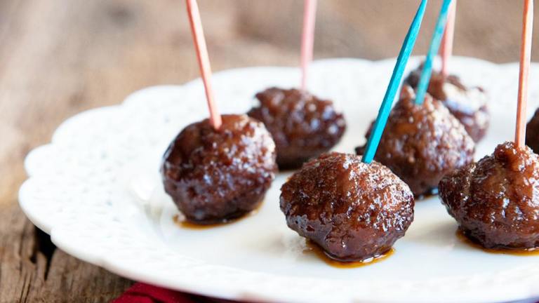 Appetizer Grape Jelly And Chili Sauce Meatballs Or Lil Smokies Recipe 