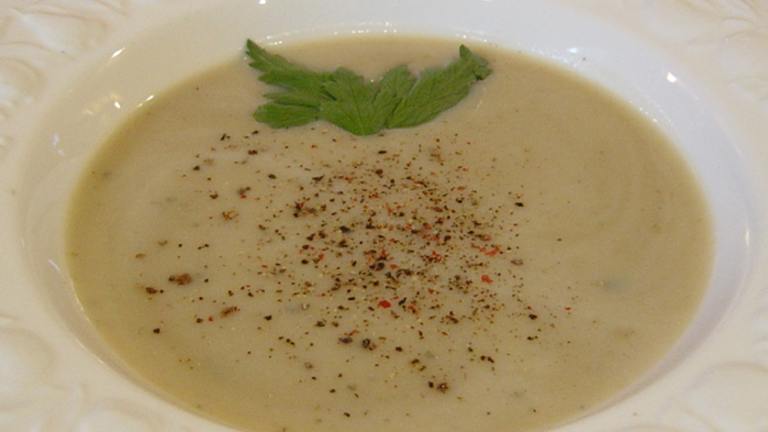 Roasted Garlic Soup with Parmesan created by Sackville
