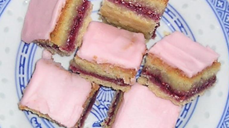 Aunt Helen's Almond-Raspberry Rice Squares Created by Jenny Sanders