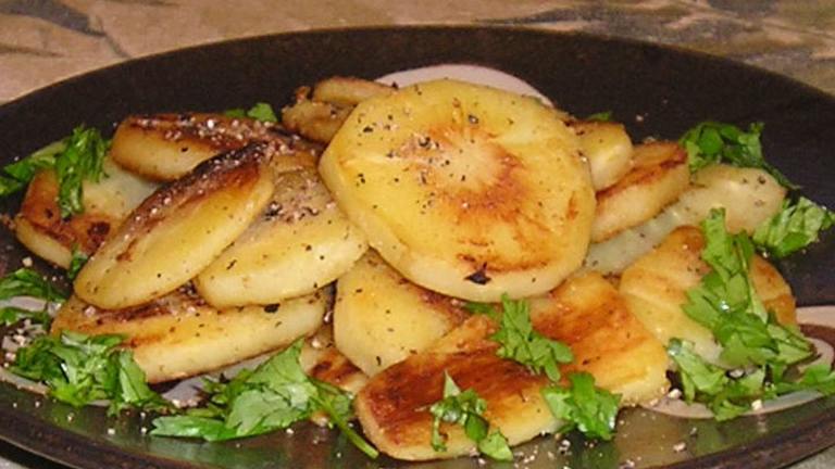 Buttered Fried Parsnips created by Jenny Sanders