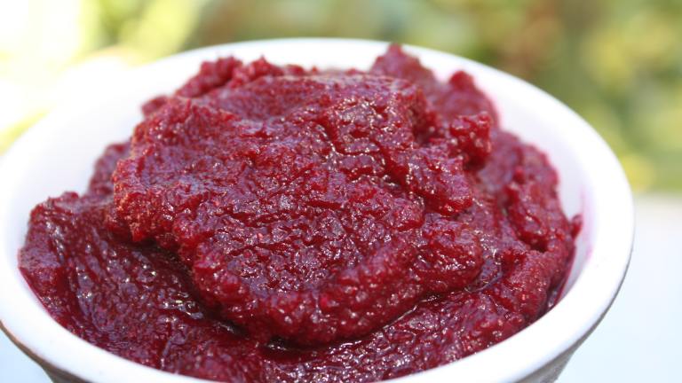 Roast Beetroot and Garlic Dip Created by Leggy Peggy