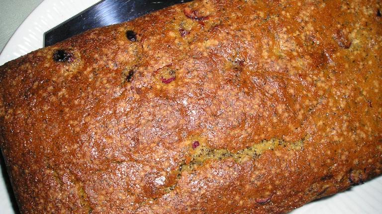 Cranberry-Poppy Seed-Orange Loaf Created by Jenny Sanders