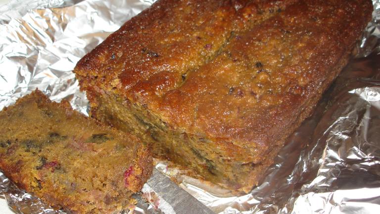 Gingered Cranberry Pumpkin Bread created by Chef Mommie