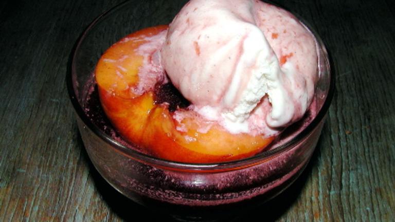Peaches in Port created by Mrs Goodall