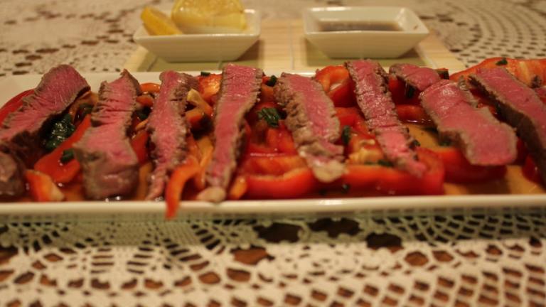 Steak Tataki With Citrus Ponzu created by bchavez111