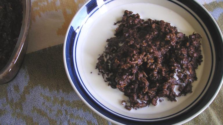 Cocoa Oatmeal with Dates Created by Jenny Sanders