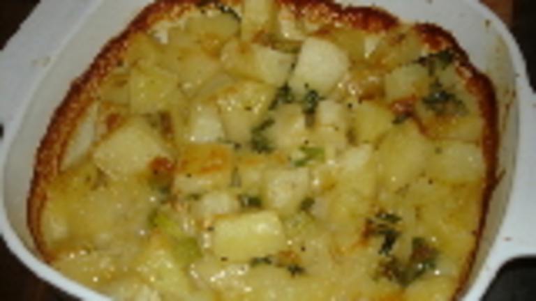 Potatoes au Gratin with Brie and Chives created by Mizzy