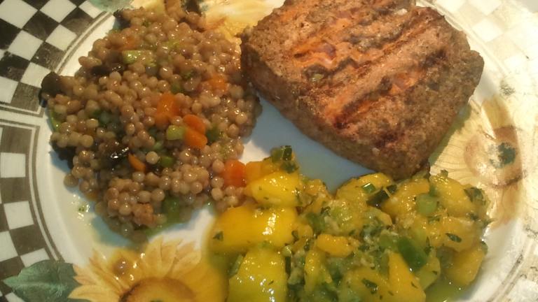 Tandoori Salmon Fillets with Mango Mint Relish Created by FlaBorn68