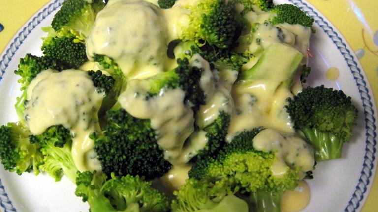 Broccoli with Two-Cheese Horseradish Sauce created by Herb-Cat