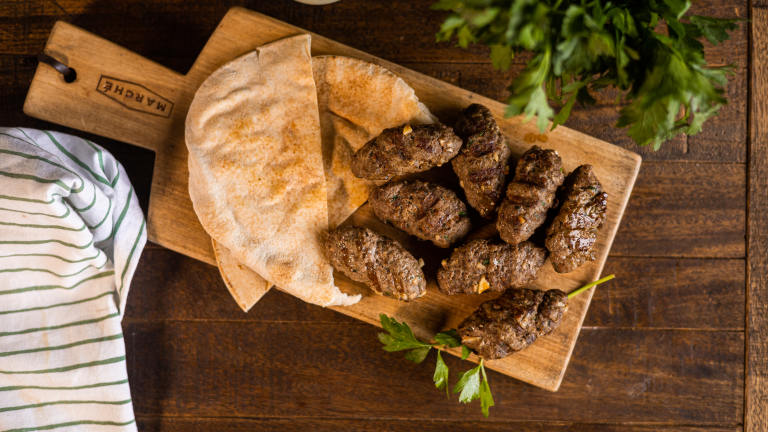Kofte Kabobs with Cucumber Mint Sauce