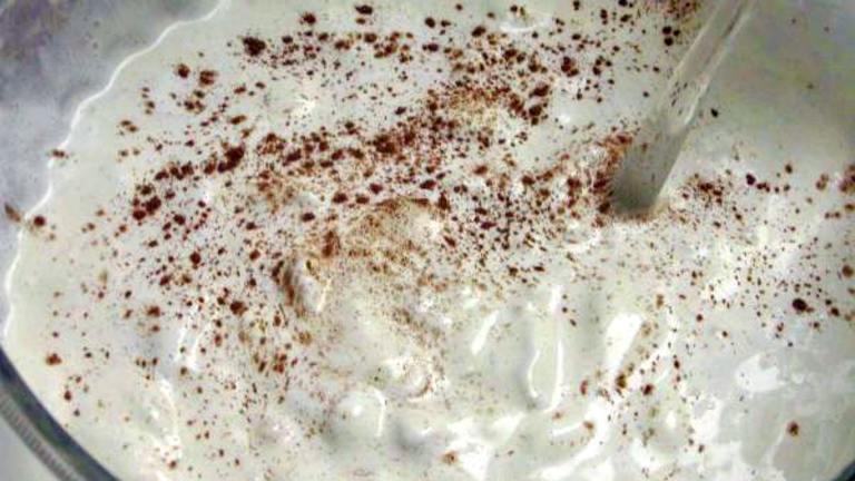 Creamy Eggnog Punch With Spiced Rum created by Rita1652