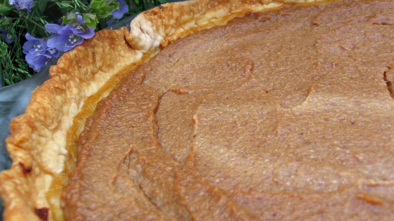 Pumpkin Pie Made With Tofu (No Milk or Eggs) Created by Dreamer in Ontario