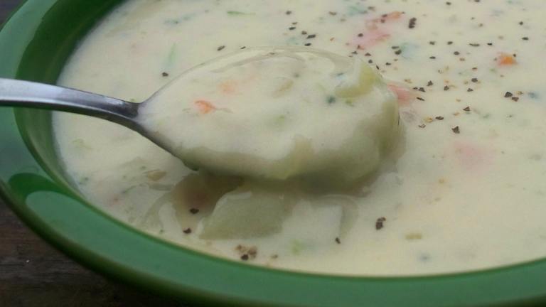 Potato Cheese Soup Created by Parsley