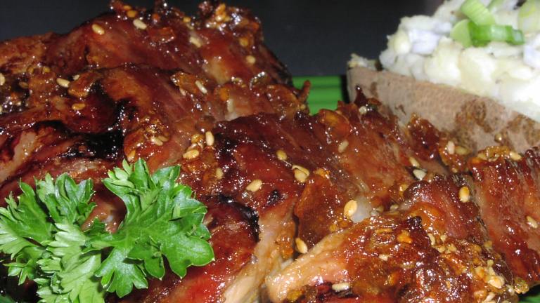 Oven-Baked Maple Barbecued Ribs Created by teresas
