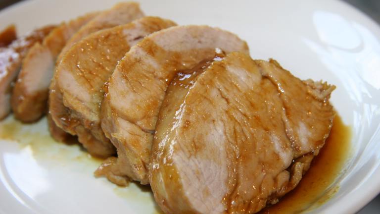 Pork Loin with Mustard Glaze Created by jake ryleysmommy