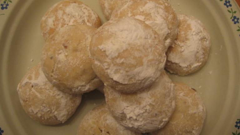 Lemon Snowball Cookies Created by Engrossed