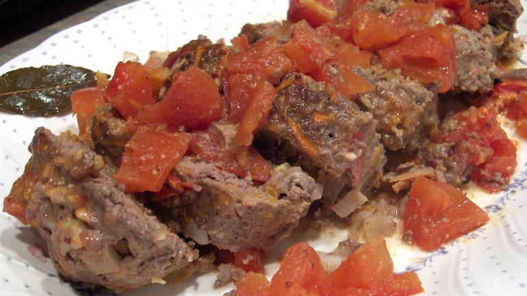 Meatloaf With Tangy Tomato Gravy Created by Derf2440