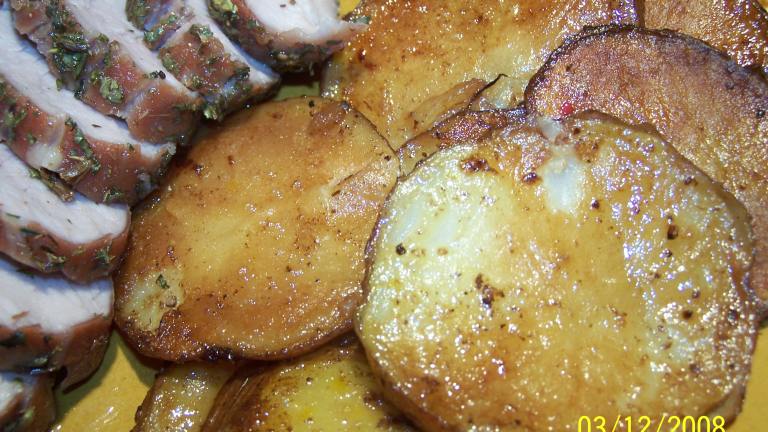 Buttery Saffron Potatoes Created by Tinkerbell