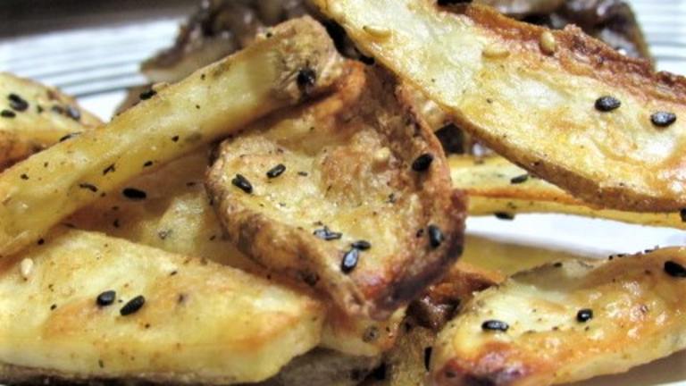 Spicy-Sesame Oven Fried Potatoes created by Baby Kato
