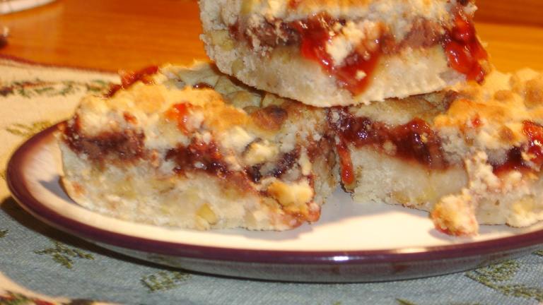 Raspberry Bars Created by lets.eat