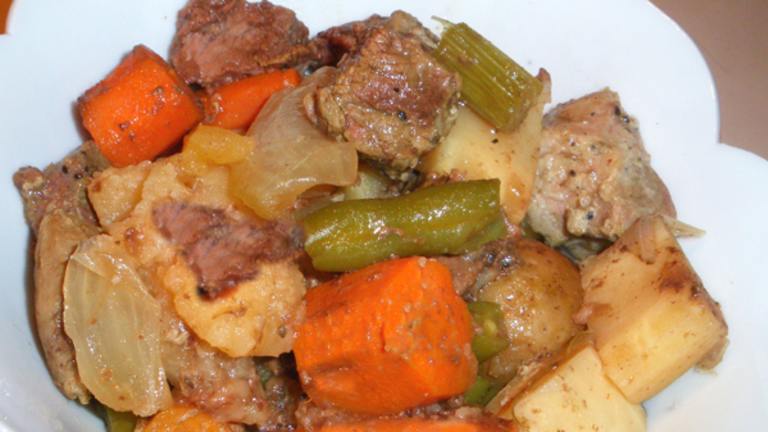 Traditional Crock Pot Beef Stew Created by Bergy